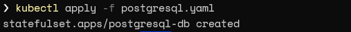 PostGreSQL-Ergebnis