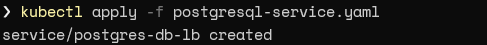 PostGreSQL-Dienst