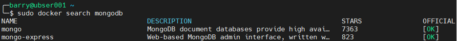 MongoDB Docker 4.1 – MongoDB-Container-Image