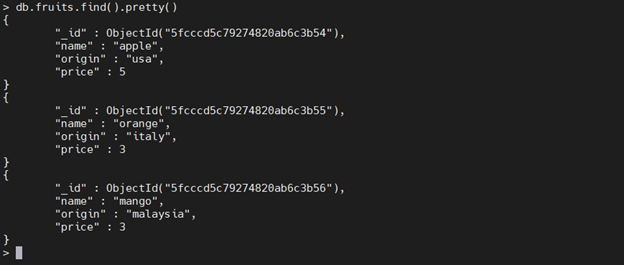 MongoDB Docker 5.3 – Dokumente suchen