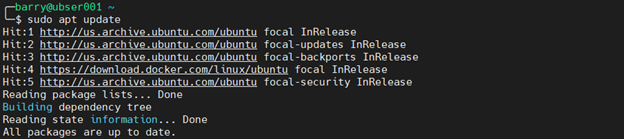 MongoDB Docker 1.5 – Ubuntu-Paketliste aktualisieren