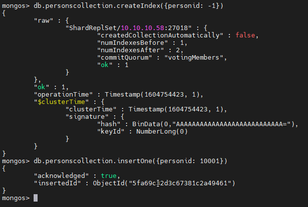 Erstellung des Sharding-Datensatzes 2