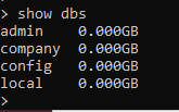 Alle Datenbanken in MongoDB Shell anzeigen