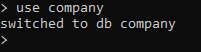 Wechsel zu einer anderen Datenbank in MongoDB Shell