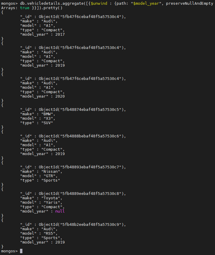 Eingebaute Rollen Mongodb