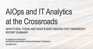 EMA: AIOps and Advanced IT Analytics at the Crossroads