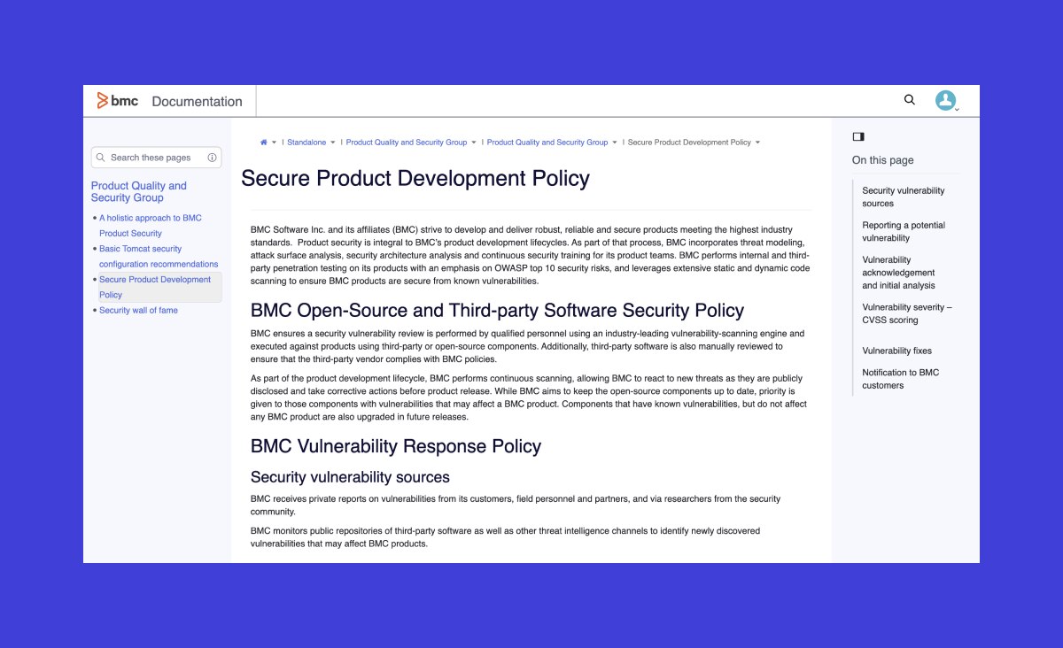 Secure Product Development Policy