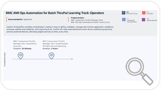 Learning Path for AMI Ops Automation for Batch ThruPut