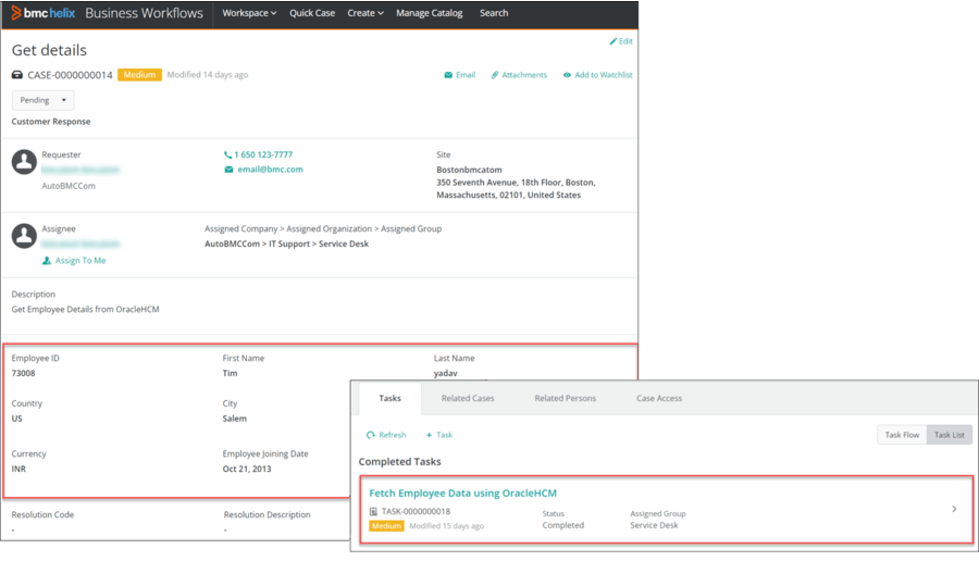 Managing employee data in Oracle Fusion Cloud HCM