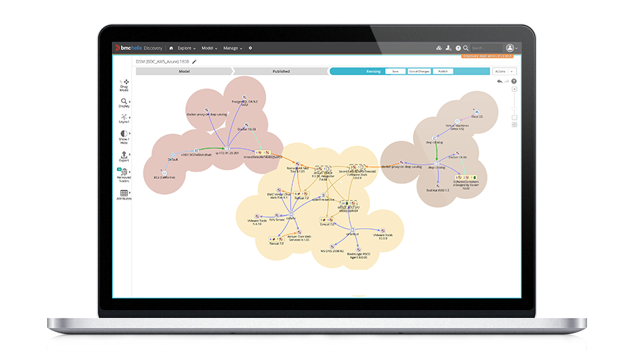 Data center discovery mapping for a holistic view of your IT systems and how they deliver business services