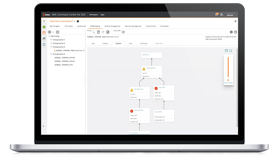 Visualize SQL costs