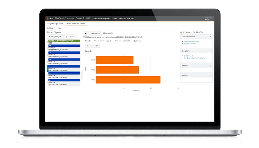 Fast Path database record distribution