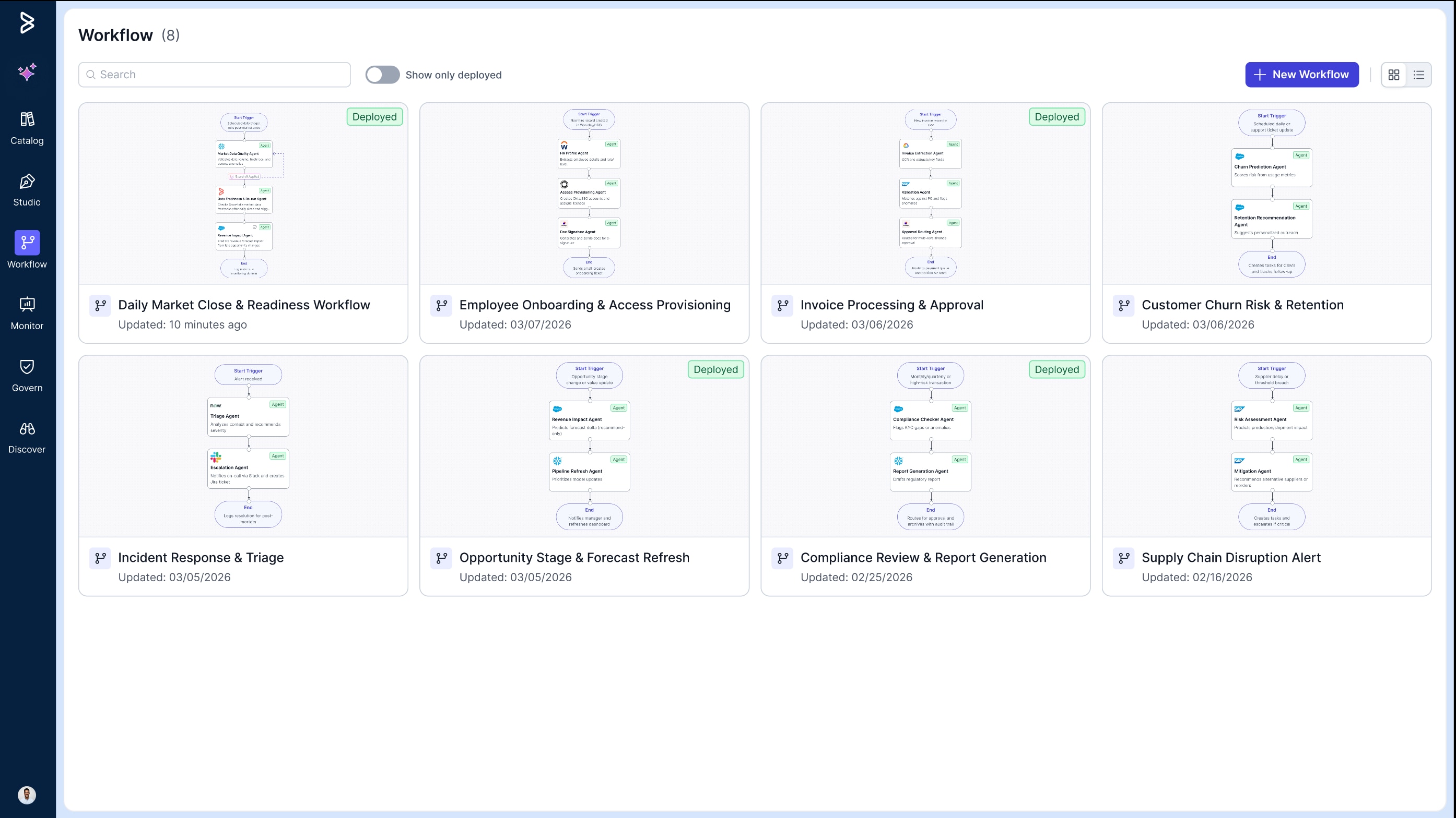 Agentenregister & Katalog